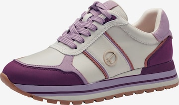 Baskets basses Tamaris en violet : devant