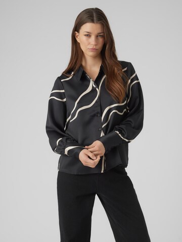 VERO MODA Блузка 'Merle' в Черный: спереди