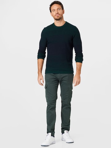 TOM TAILOR DENIM Sweater in Green