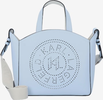 Borsa a mano di Karl Lagerfeld in blu: frontale