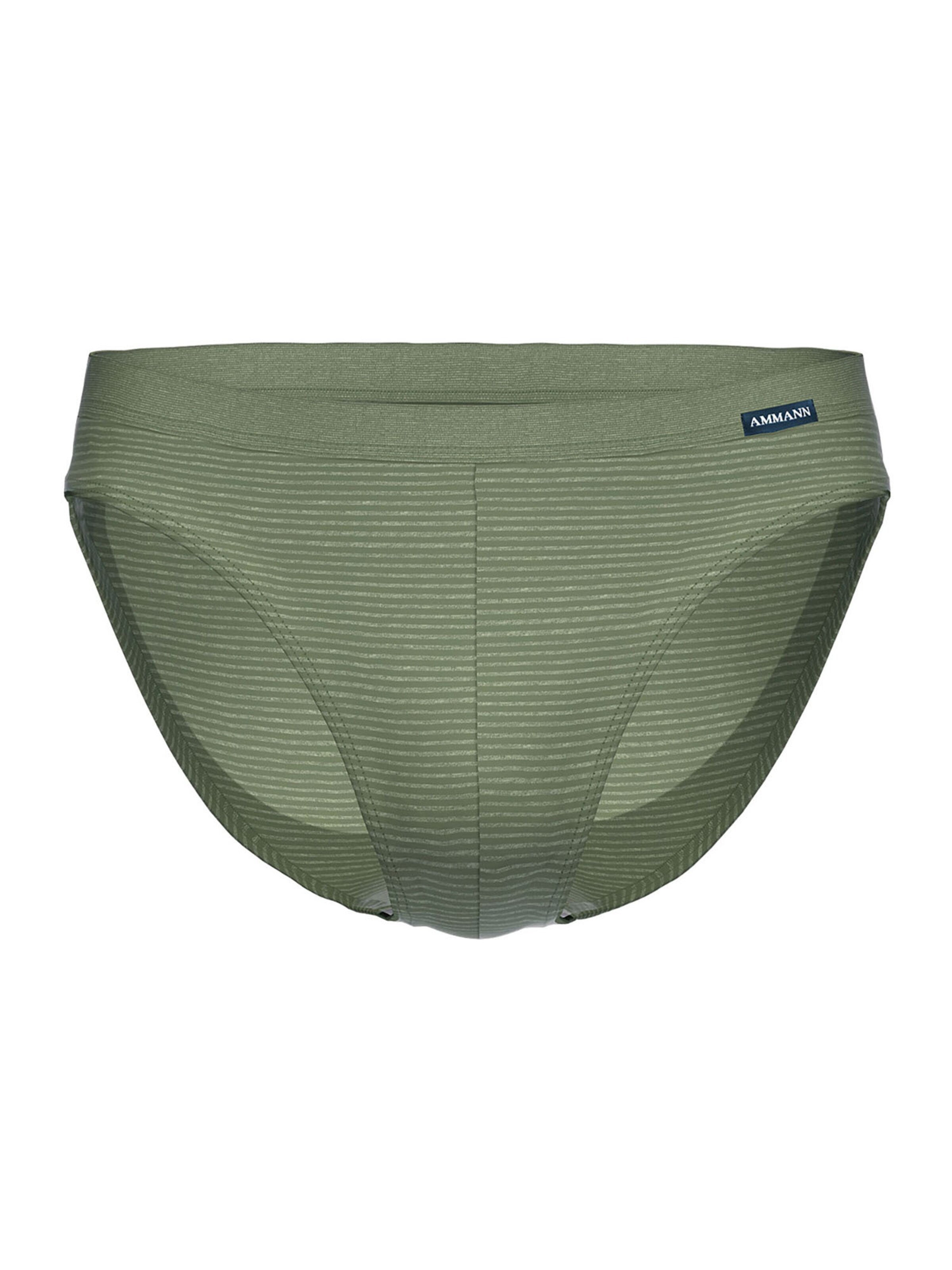 Ammann Panty 'Jeans Feinripp' in Green