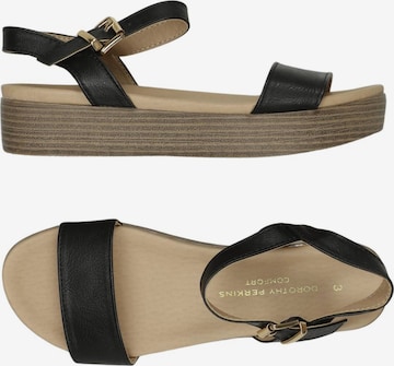 Dorothy Perkins Sandalen 35,5 in Schwarz: Vorderseite