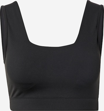 Varley Bustier Sport bh 'Delta' in Zwart: voorkant