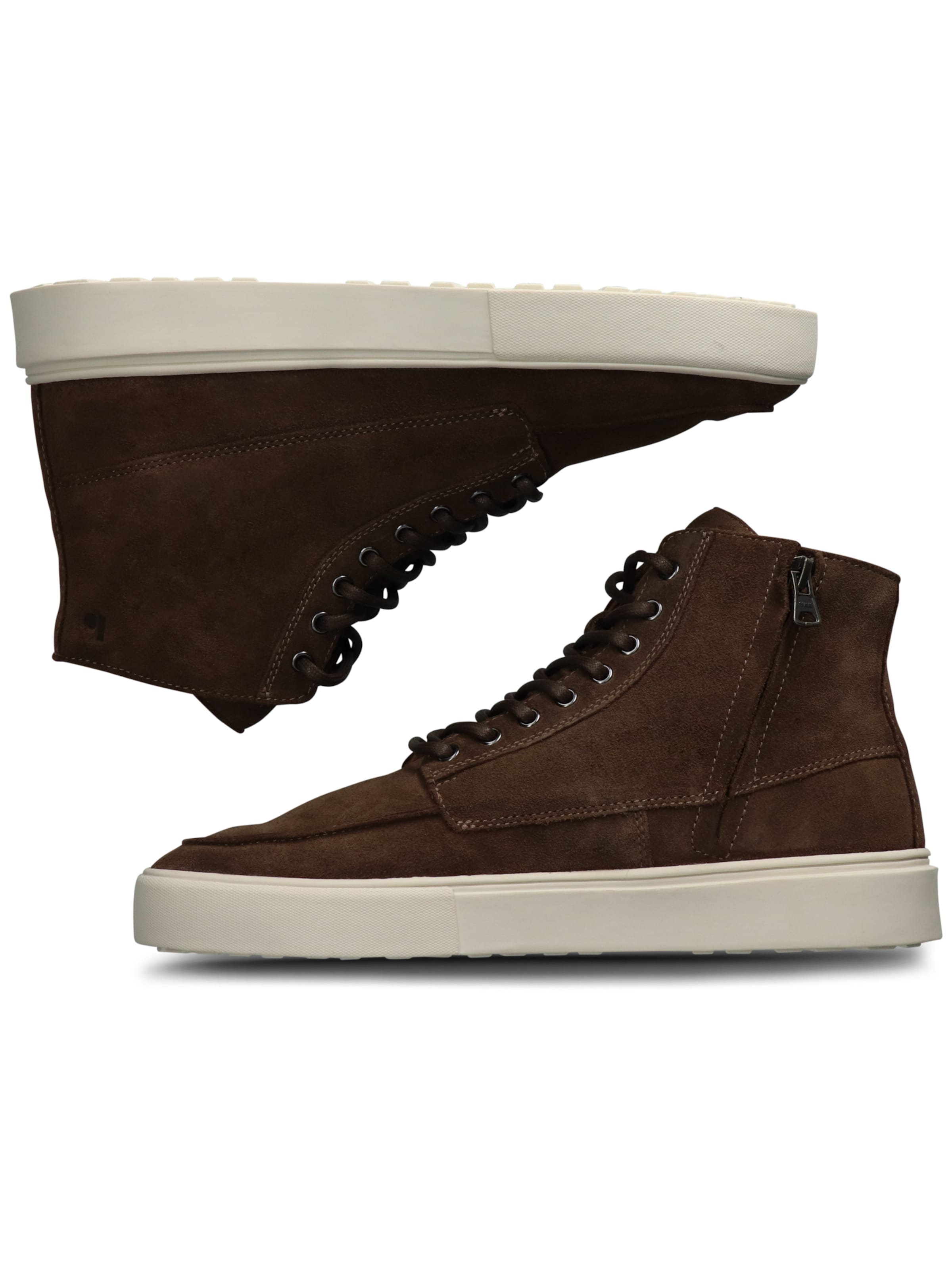 Sneaker alta 'RUBY EERO - ZIPPER' di BLACKSTONE in marrone