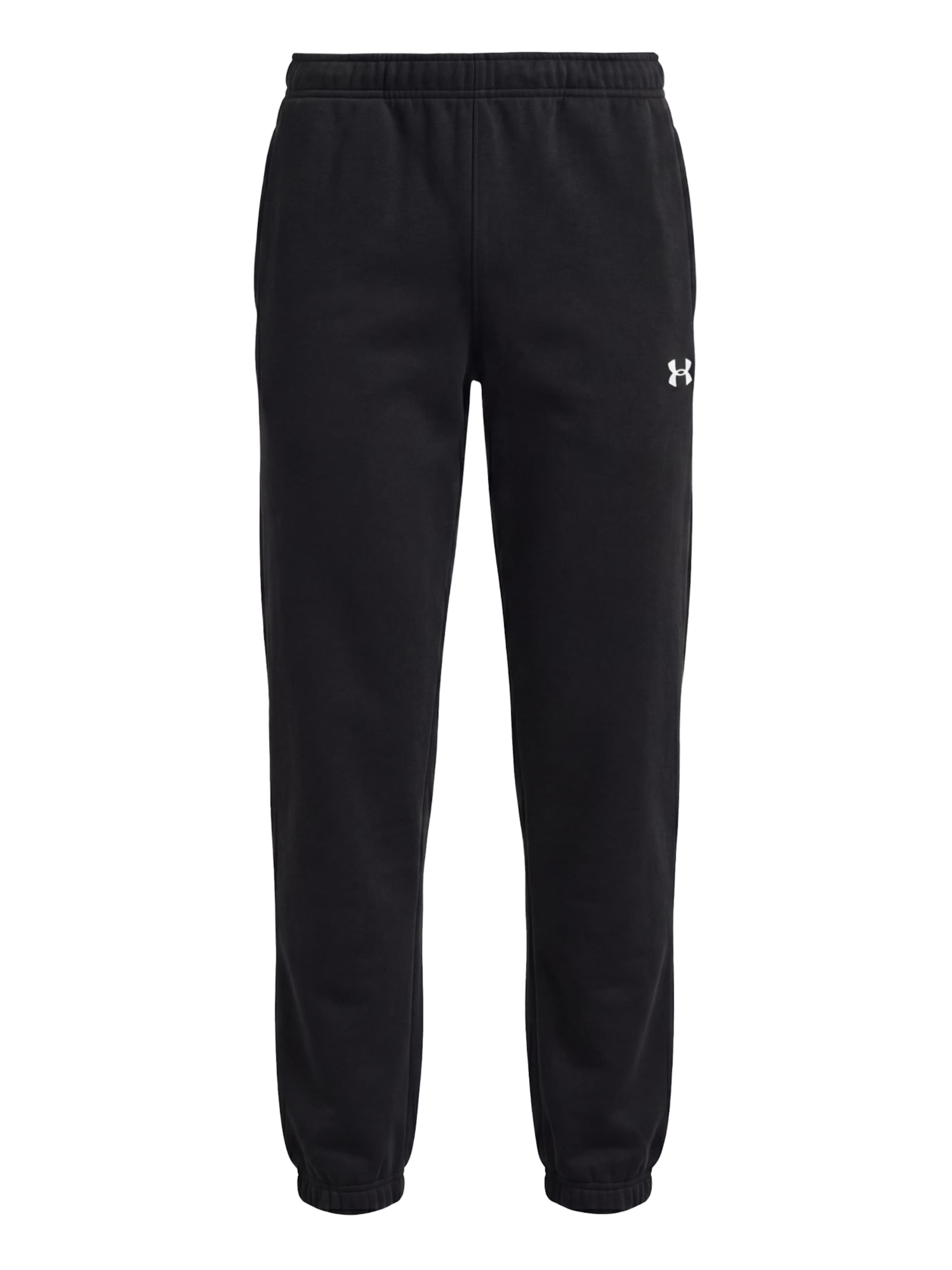 UNDER ARMOUR - Tapered Pantalón deportivo en negro: frente