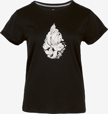 T-shirt 'Radical Daze' Volcom en noir : devant