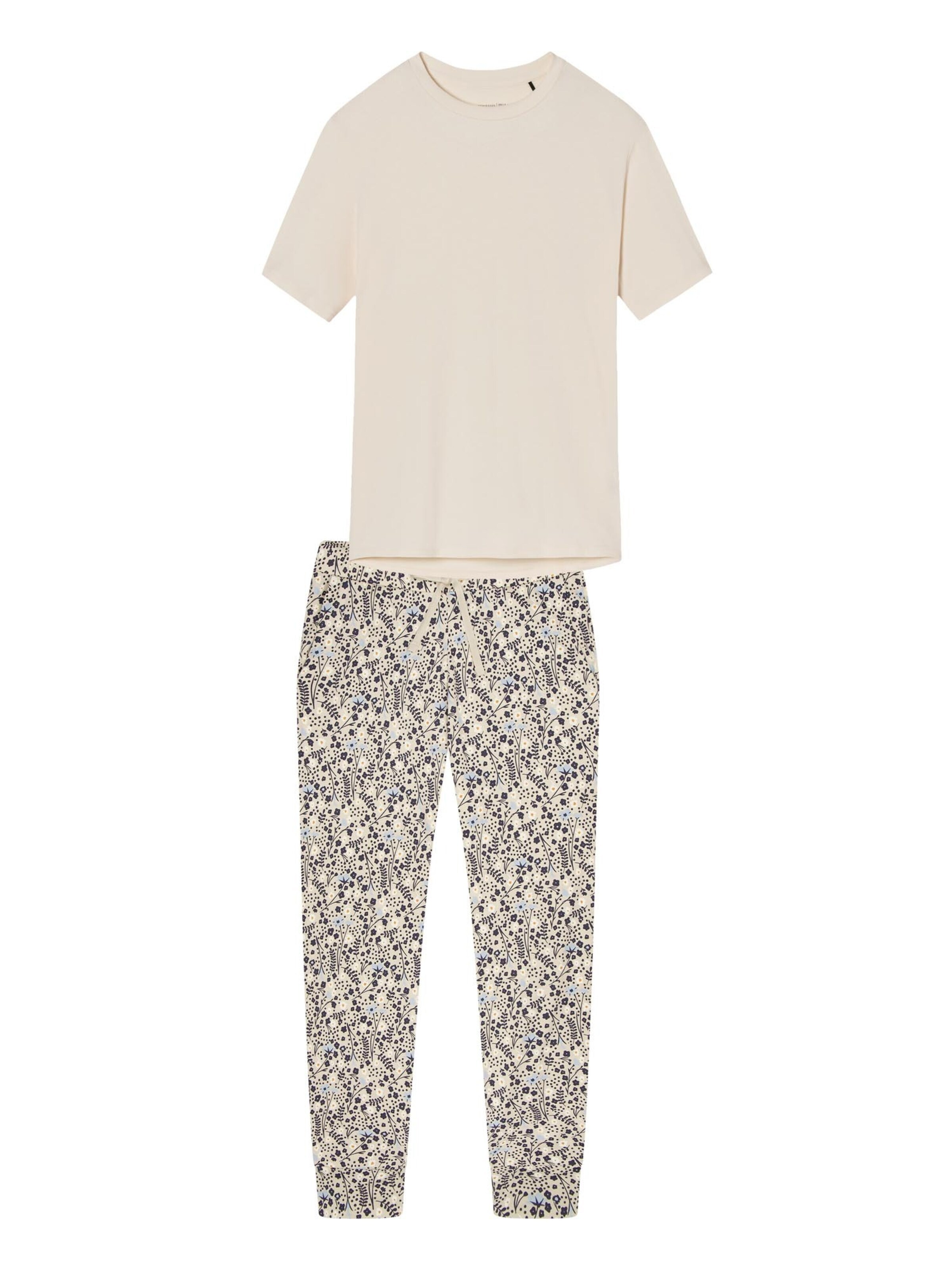 SCHIESSER Pyjama 'Mix & Relax'‌‌ in XS/Regular in offwhite, Produktansicht