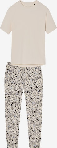 SCHIESSER Pajama 'Mix & Relax' in White: front