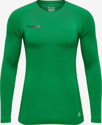 Hummel Functioneel shirt 'FIRST PERFORMANCE' in Groen: voorkant