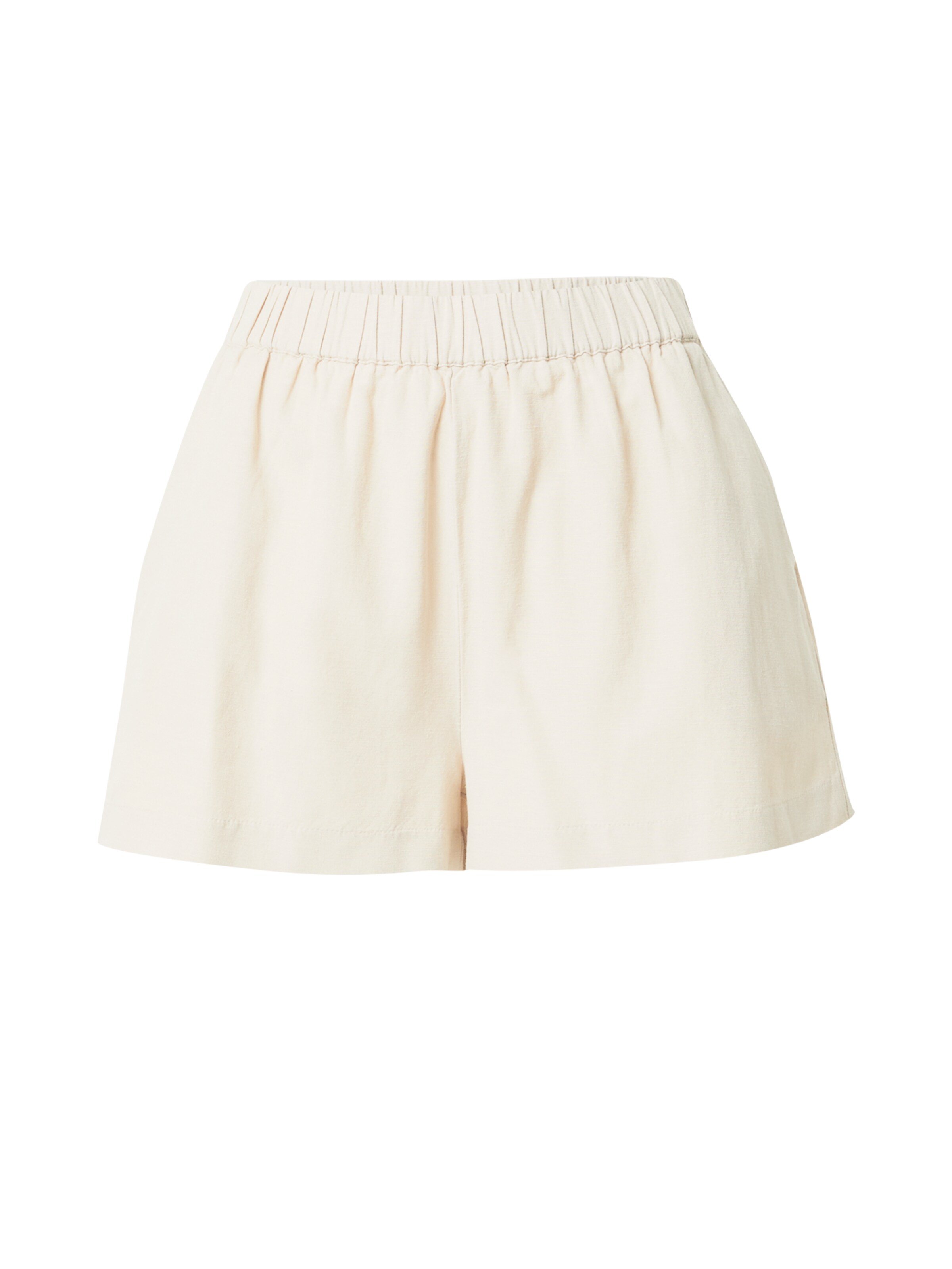 NA-KD Loose fit Pants in Beige: front