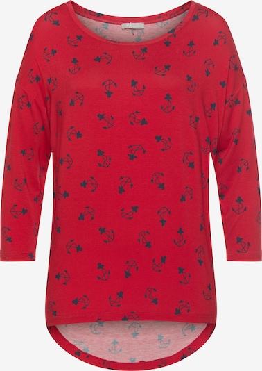 TAMARIS Shirt in Dark blue / Red, Item view