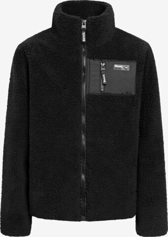 BENCH Fleece jas in Zwart: voorkant
