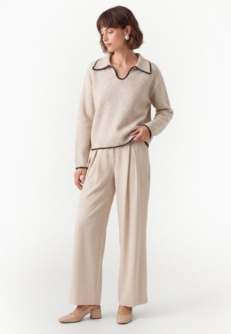 Usha - Jersey en beige