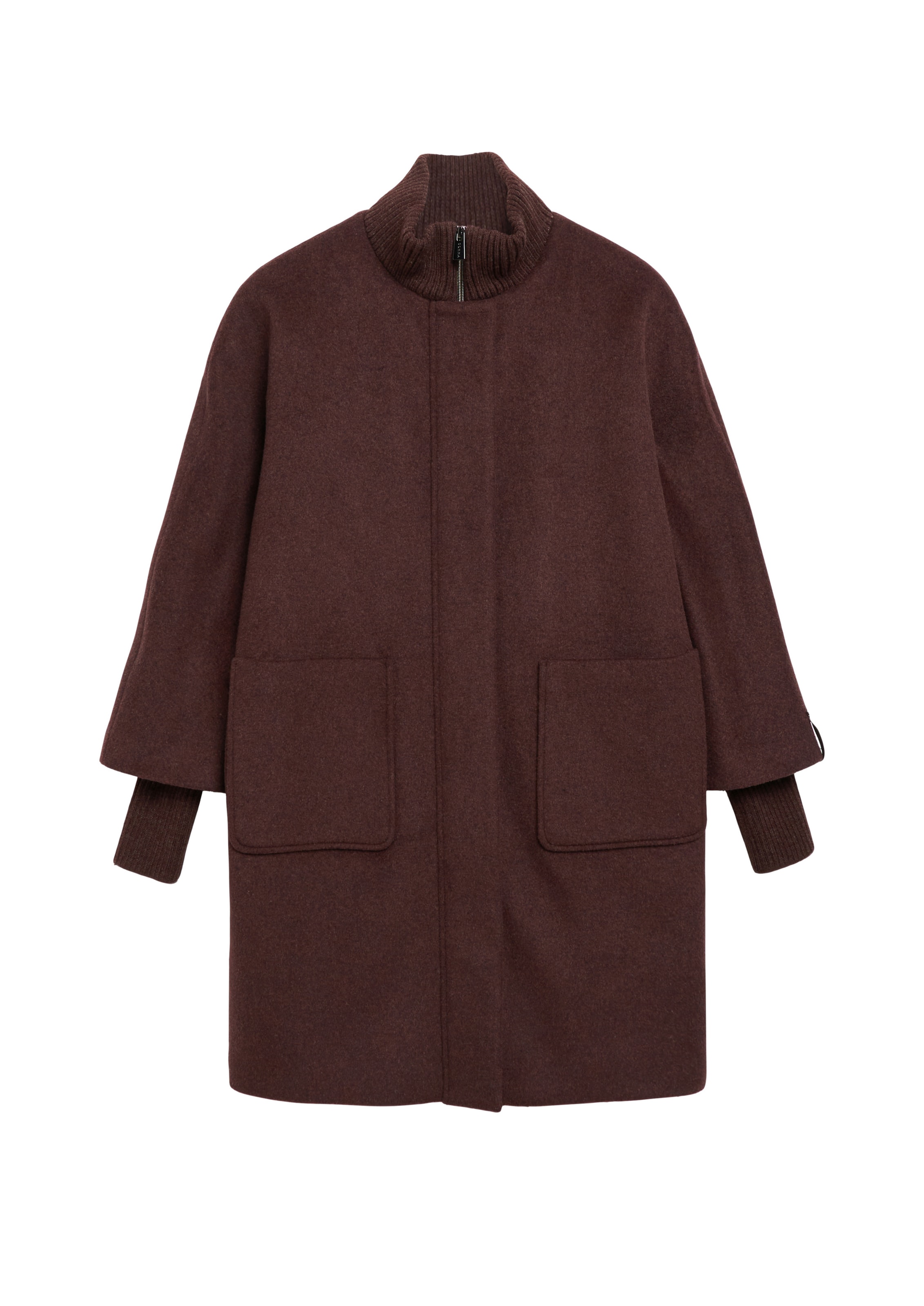 Manteau mi-saison COMMA en rouge : devant
