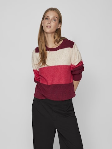 VILA Sweater 'Ellie' in Red