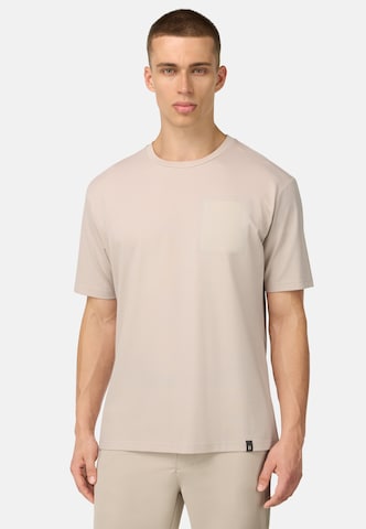Boggi Milano Shirt 'Cool Jade' in Beige: voorkant
