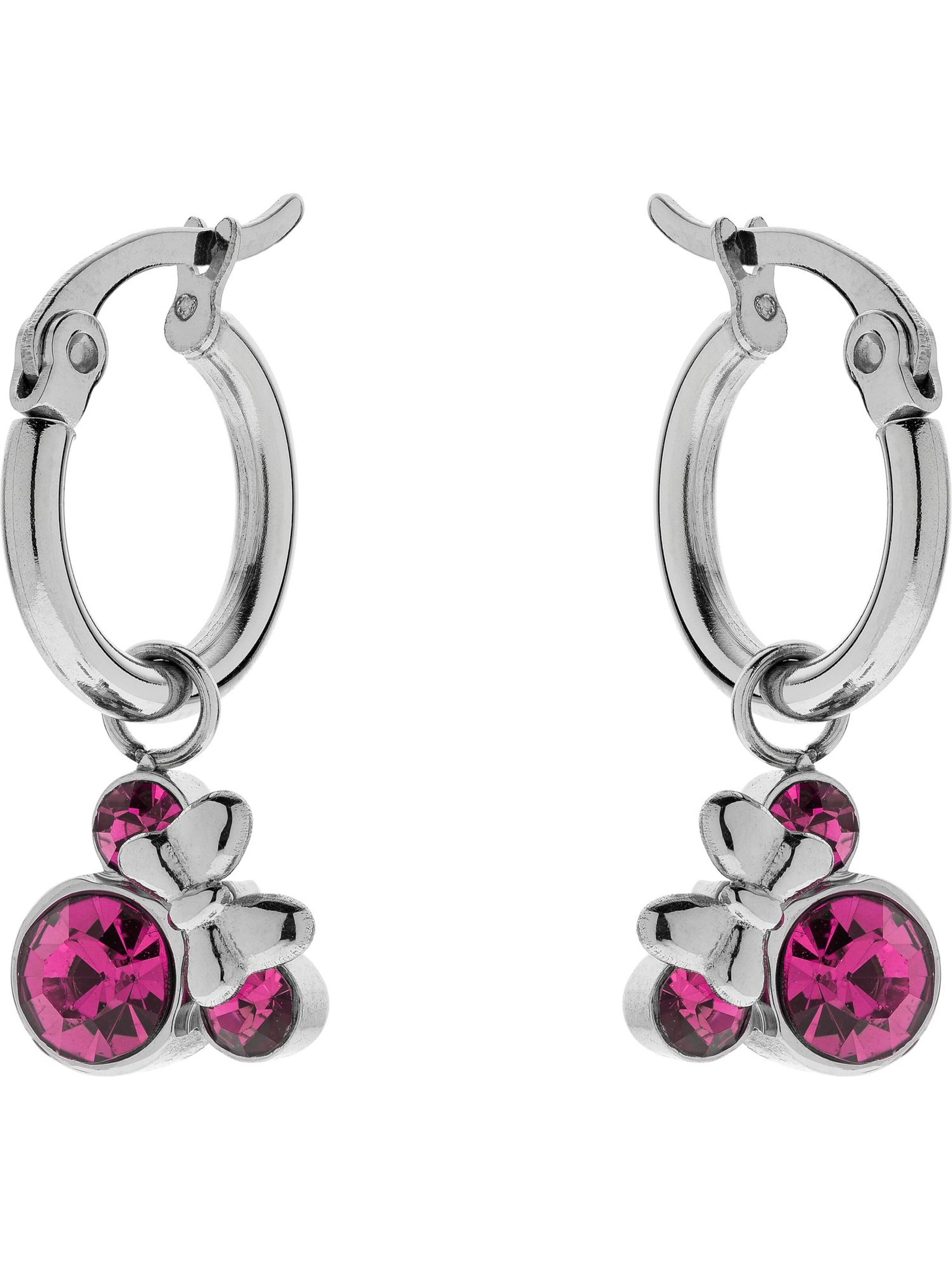 Disney Jewelry Earrings in Pink: front