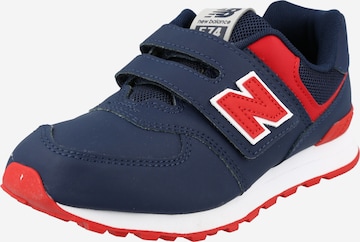 new balance Tenisky '574' – modrá: přední strana