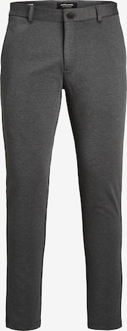 JACK & JONES Слим фит Панталон Chino в сиво: отпред