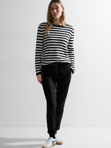 Coupe slim Pantalon 'Tracey' CECIL en noir