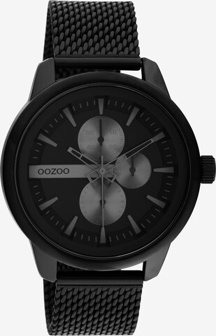 OOZOO Analog Watch in Black: front