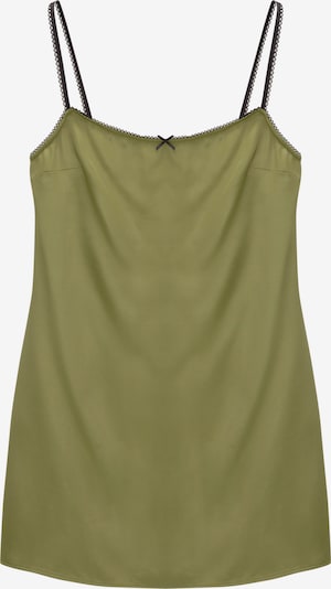 Pull&Bear Ljetna haljina u kivi zelena / crna, Pregled proizvoda