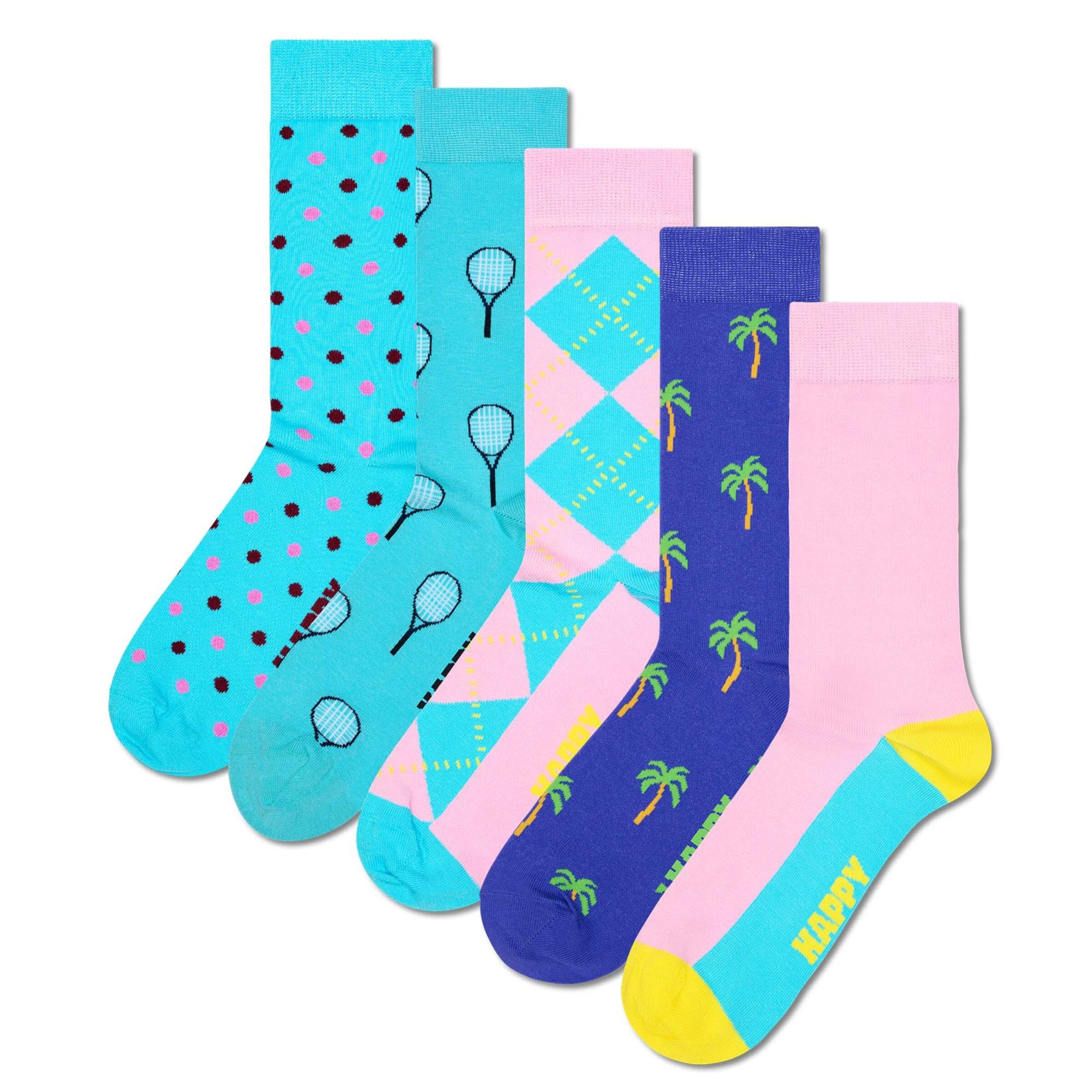 Calzino di Happy Socks in blu: frontale