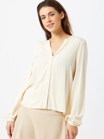 VERO MODA Blouse 'Nads' in Beige: voorkant