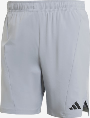 ADIDAS PERFORMANCE - Pantalón deportivo 'Designed for Training' en gris: frente