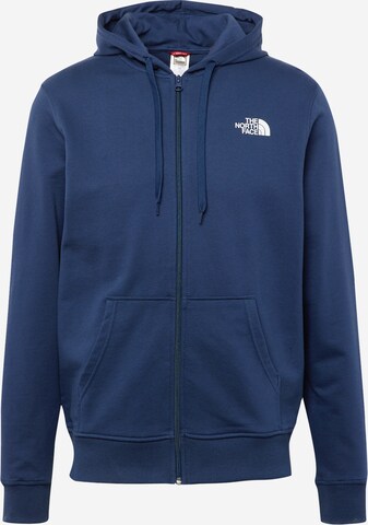 THE NORTH FACE Sweatjacke 'Open Gate' in Blau: predná strana