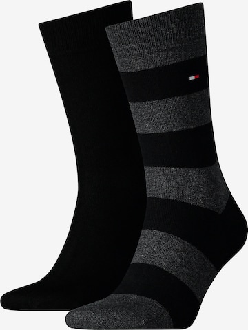 Chaussettes Tommy Hilfiger Underwear en gris : devant