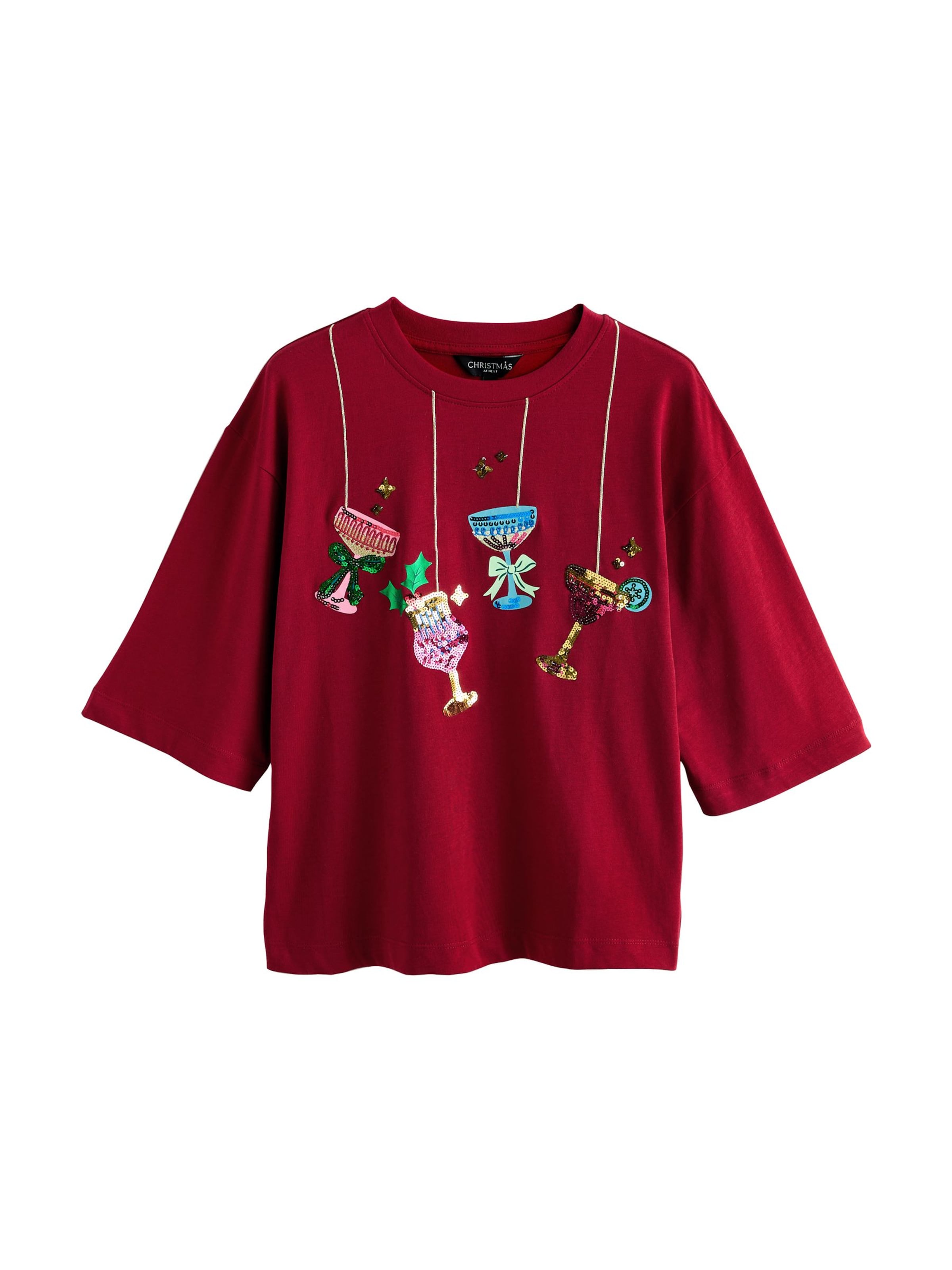 Maglietta di Next in rosso: frontale