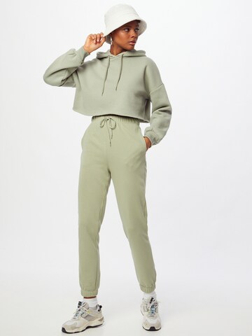 PIECES Tapered Trousers 'CHILLI' in Green