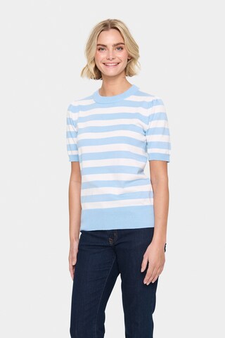 SAINT TROPEZ - Jersey 'Mila' en azul: frente