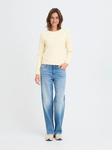 Oxmo Trui ' OXBMMNORA RAGLAN JUMPER ' in Beige