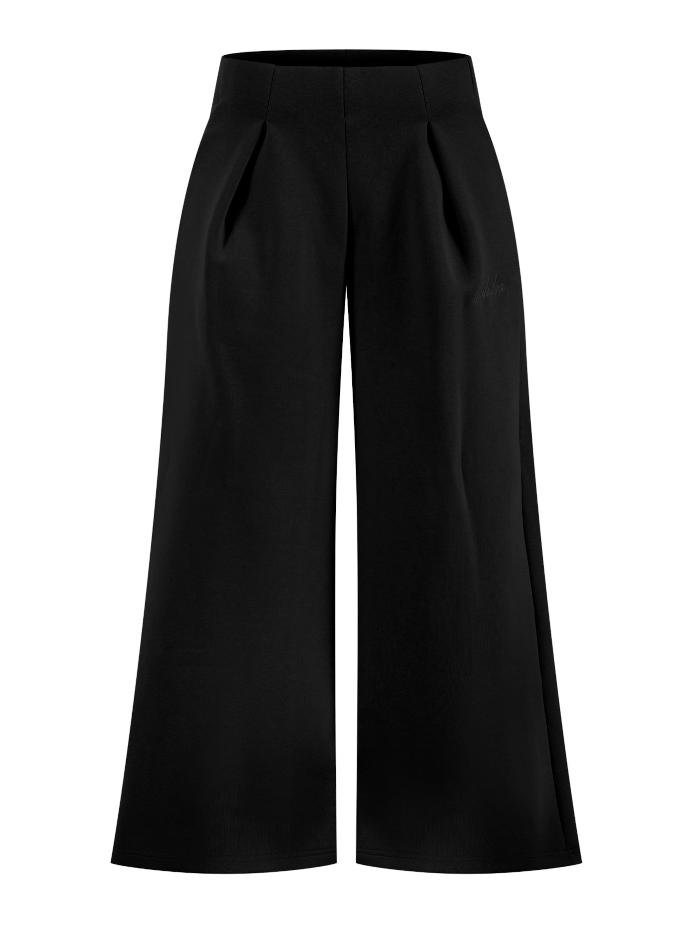 Loosefit Pantalon ' Sylva ' Smilodox en noir : devant