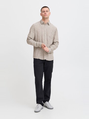 BLEND Regular fit Overhemd ' BHBobby Shirt stripe ' in Bruin