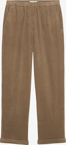 Marc O'Polo Loose fit Trousers in Brown: front