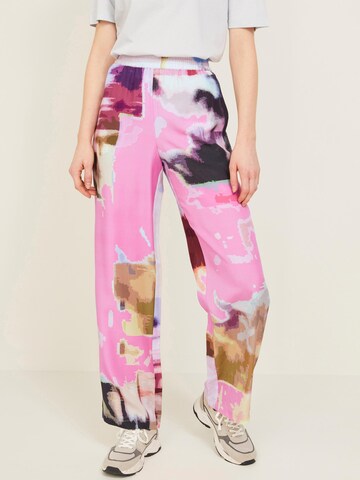 JJXX Loose fit Trousers 'Kira' in Pink: front