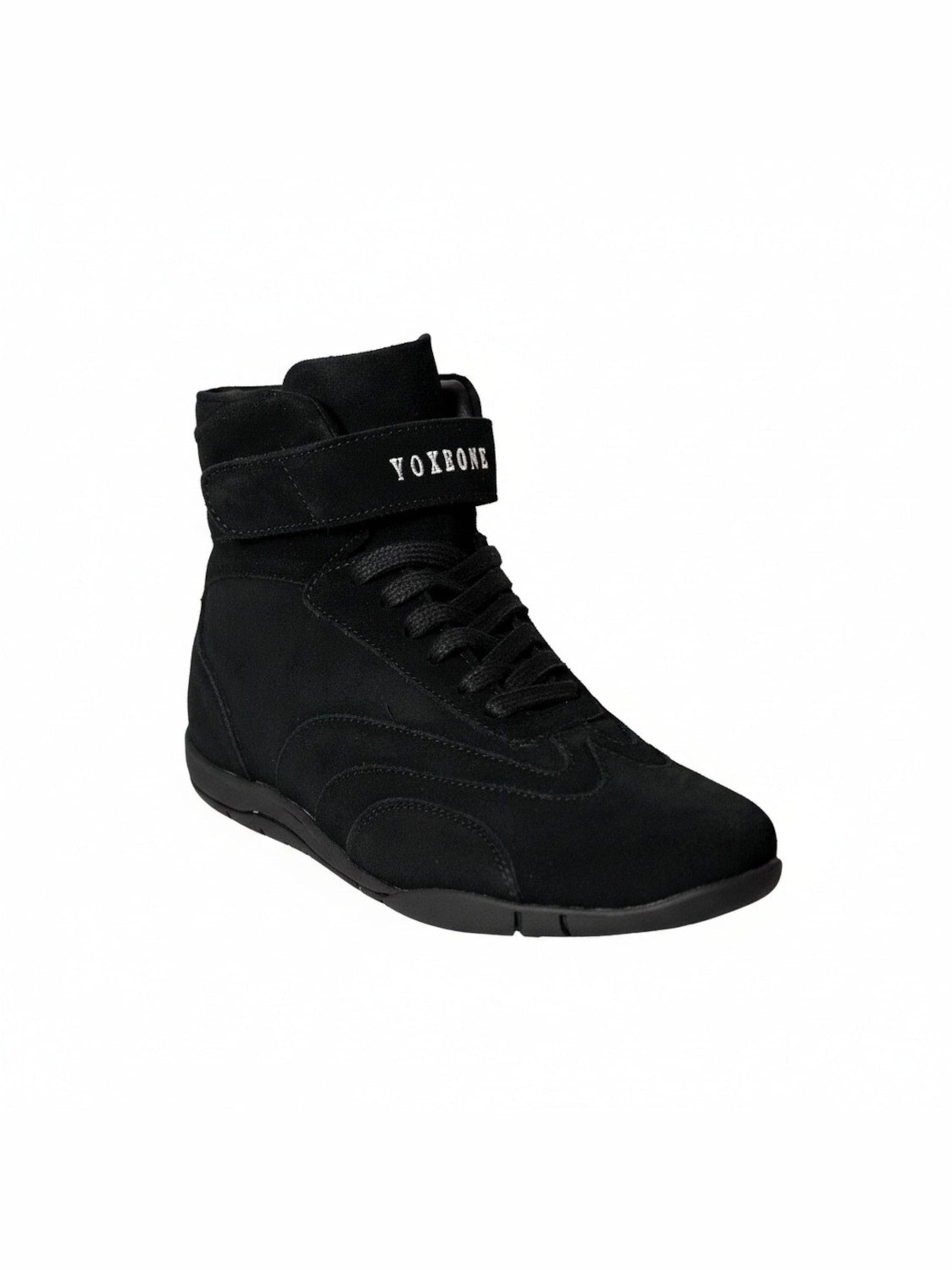 Yoxeone - Zapatillas deportivas altas 'Pat' en negro: frente