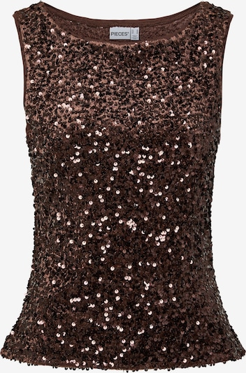 PIECES Top 'KAMMY' in M in Brown, Item view