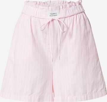 TOMMY HILFIGER Wide Leg Hose in Pink: predná strana