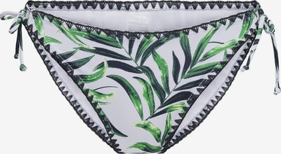 ONLY Bikinihose 'Tricia' in grün / hellgrün / schwarz / weiß, Produktansicht