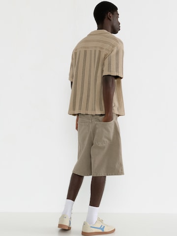 Fit confort Chemise Pull&Bear en beige