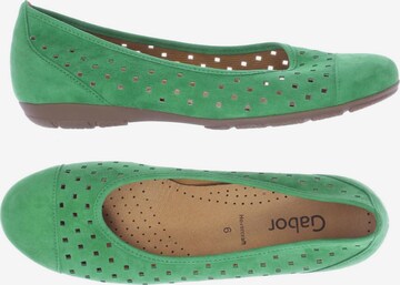 GABOR Flats & Loafers in 39 in Green: front