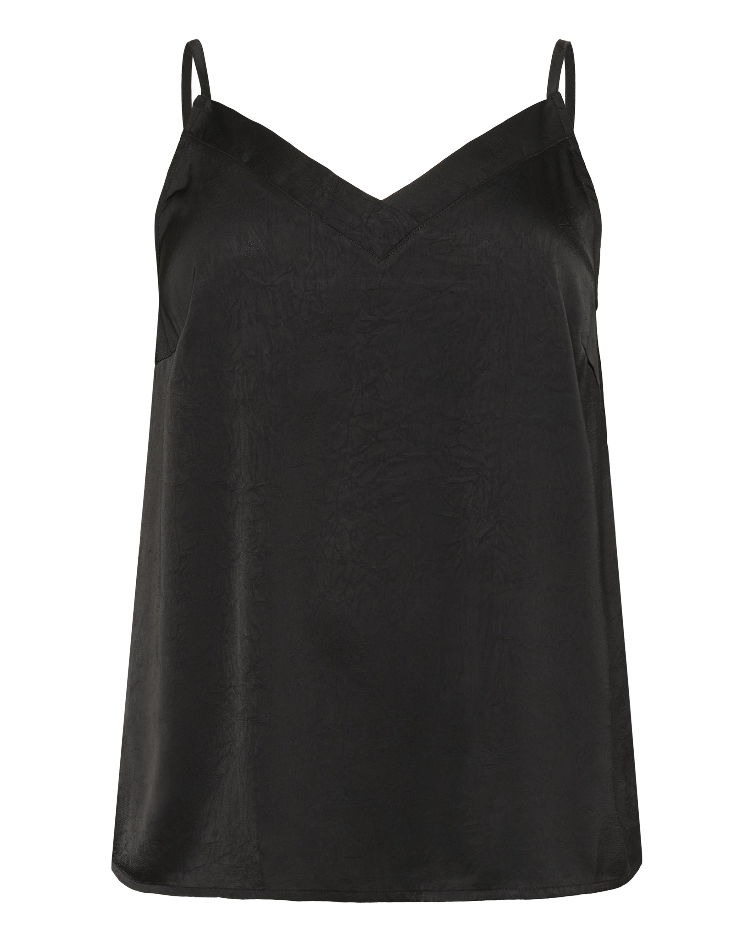 KAFFE CURVE Top 'KCMolli' – černá: přední strana