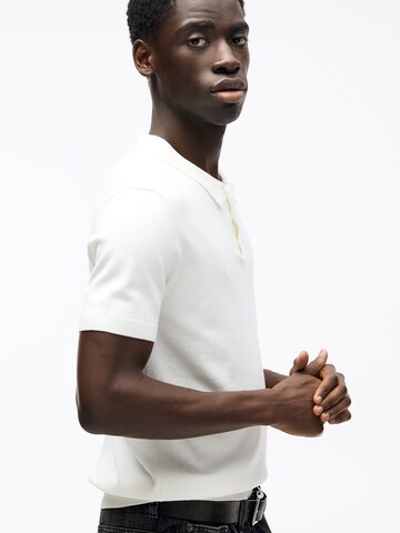 Pull-over Pull&Bear en blanc