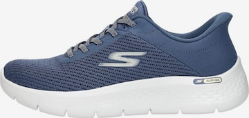 Baskets basses 'Slip-Ins: Go Walk Flex' SKECHERS en bleu : devant