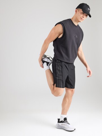 ADIDAS PERFORMANCE Loose fit Sports trousers 'D4T 3S' in Black