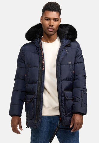 STONE HARBOUR Winter jacket 'Mironoo' in Blue: front